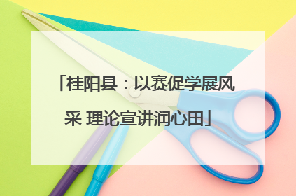 桂阳县：以赛促学展风采 理论宣讲润心田